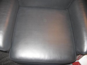 Leather recliner