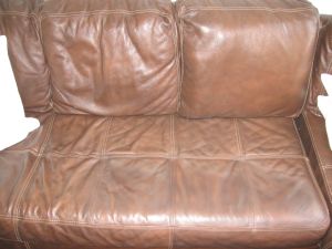 Leather couch repair