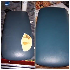 vinyl seat repair by Fibrenew Indianapolis West