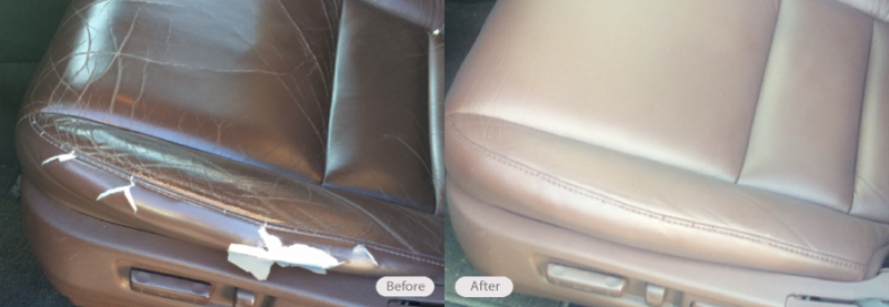Photo Acura Mdx Driver Seat Repair And Redye In Klein Tx