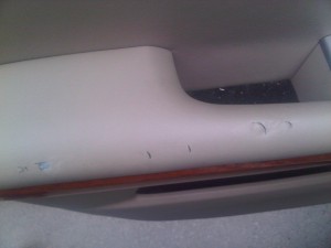 SUV rear passenger door repair