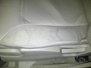 Auto fabric stain removal