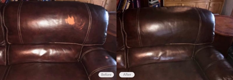 leather sofa color restoration