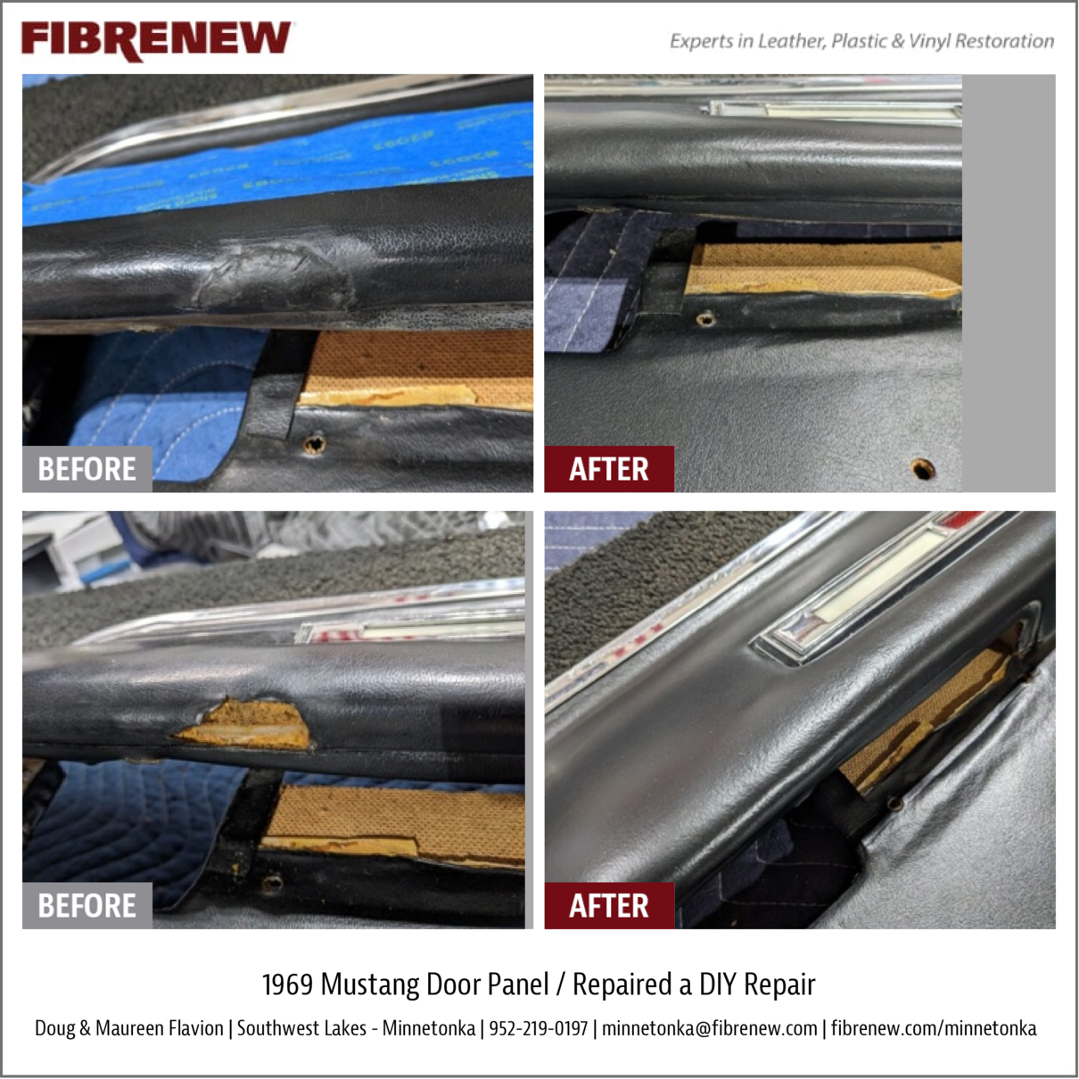 Car Leather Repair - Plastic & Vinyl Restoration: Fibrenew
