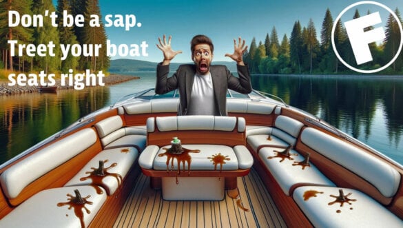 How to Clean Tree Sap Off of Your Boat Seats
