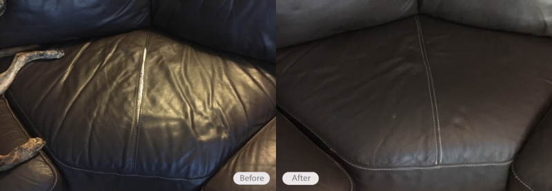 repair torn seam leather sofa