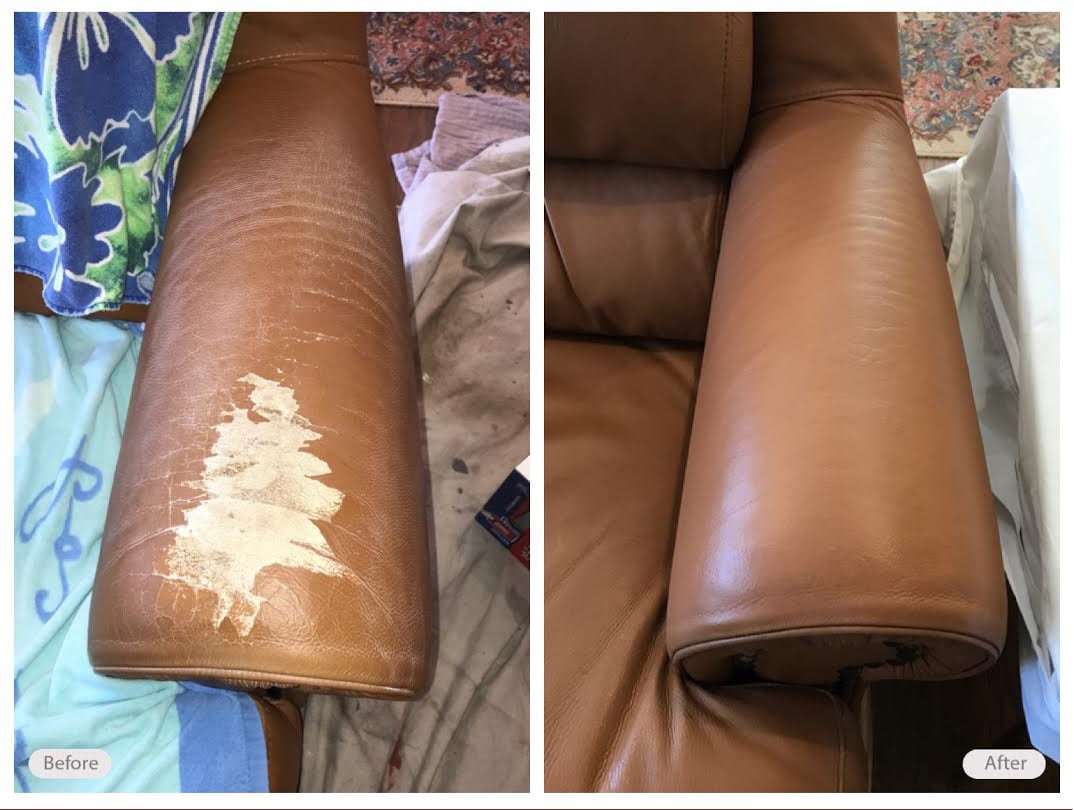 Leather Repair for Furniture and Couch - Fibrenew Bay Area